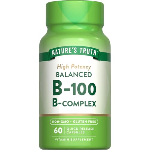 Complejo B-100 alta potencia vitaminas