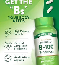 Complejo B-100 Nature's Truth en paquete