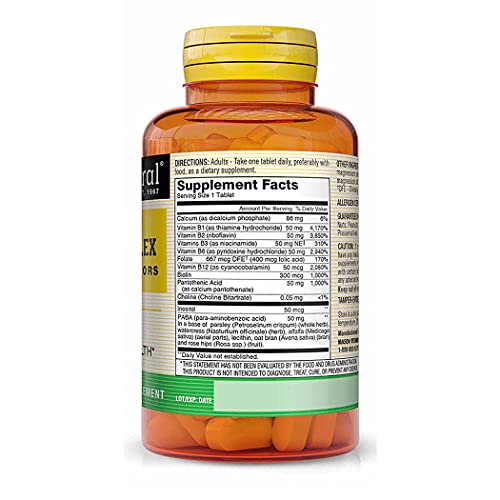 complejo b mason natural para el sistema nervioso