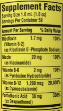 Complejo de vitamina B para energía