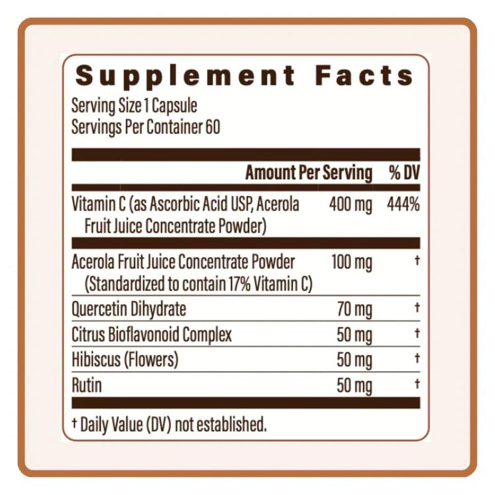 Complejo de Vitamina C 60 cápsulas