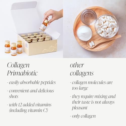 complejo de vitaminas en shots de colágeno