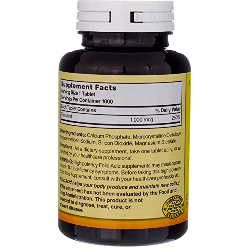 complemento alimenticio de vitamina B9