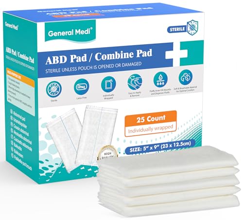 compresas abdominales estériles absorbentes