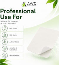 Compresas de alginato para uso profesional