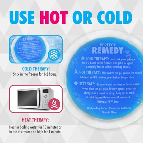 Compresas de calor y frío para terapia