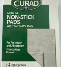 compresas medianas no adhesivas Curad para heridas