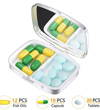 Contenedor de vitaminas para llevar