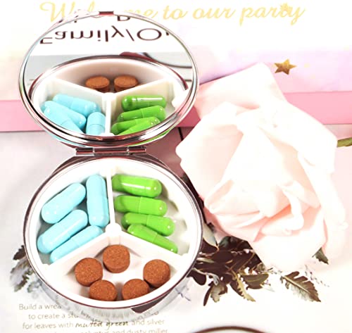 contenedor de vitaminas práctico
