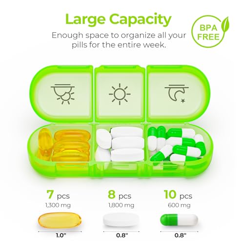 contenedor portátil para medicamentos AUVON