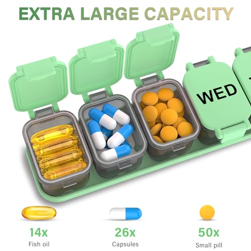 contenedor XL para vitaminas y suplementos