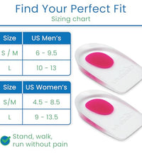Copa de gel cómoda para caminar