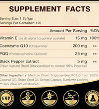 CoQ10 200mg con alta absorción