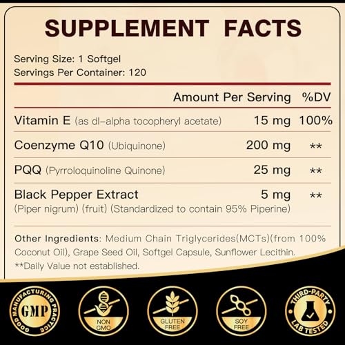 CoQ10 200mg con alta absorción