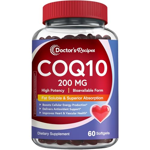 CoQ10 200mg para energía celular
