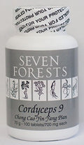 Cordyceps 9 tabletas para energía natural