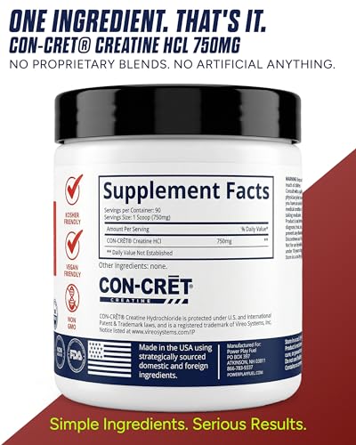 Creatina certificada para entrenamiento efectivo