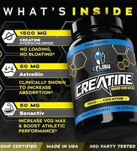 Creatina eFlow para mejorar fuerza en entrenamientos
