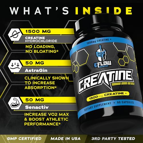 Creatina eFlow para mejorar fuerza en entrenamientos