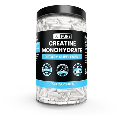 Creatina Monohidratada en cápsulas