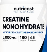 creatina monohidratada en cápsulas