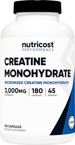 creatina monohidratada en cápsulas
