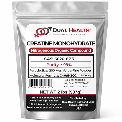 creatina monohidratada en polvo micronizado
