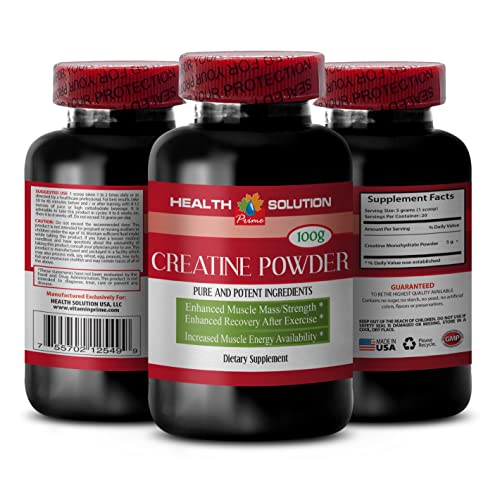 creatina monohidratada orgánica en polvo