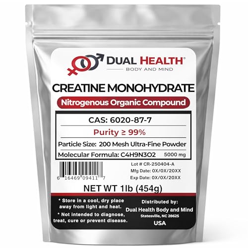 creatina monohidratada pura en polvo
