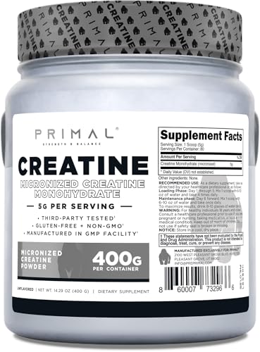 Creatina Primal para nutrición deportiva
