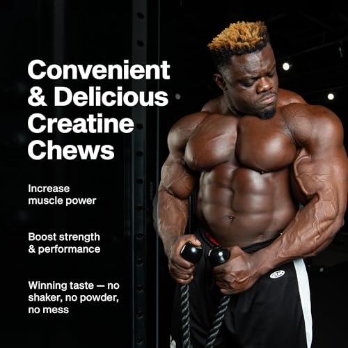 creatina sabor cítrico MuscleTech 90 masticables