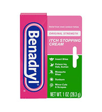 crema antipicazón Benadryl para picaduras