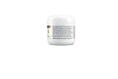 crema con vitamina E y aloe