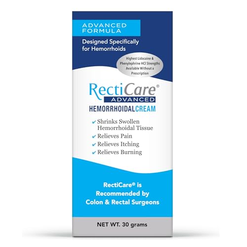 crema hemorroidal Recticare para alivio inmediato