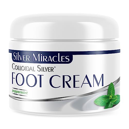 crema para pies con plata coloidal
