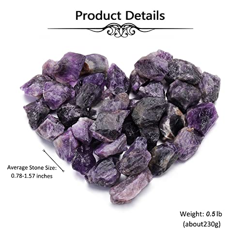 Cristales de amatista para rituales Wicca