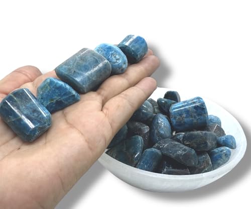 Cristales de apatito azul para meditación