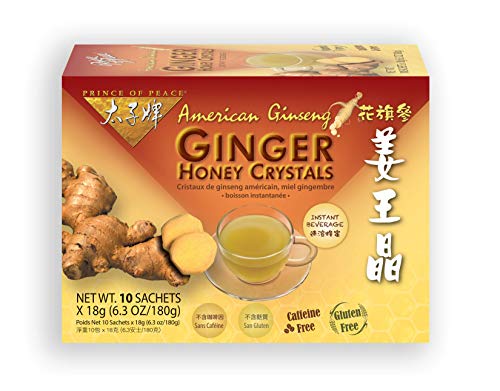 Cristales de miel de jengibre instantáneo
