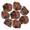 Cristales de obsidiana mahogany en bruto