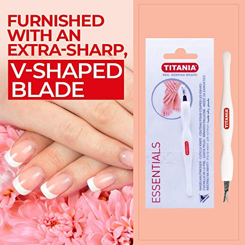 cuchillo para cutículas titanio para manicura perfecta