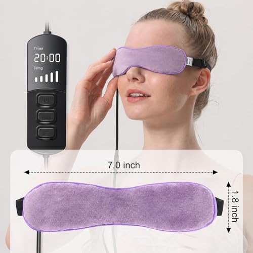 Cuidado ocular con calor terapéutico