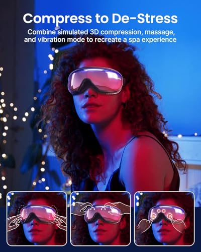 Cuidado ocular con masajeador RENPHO