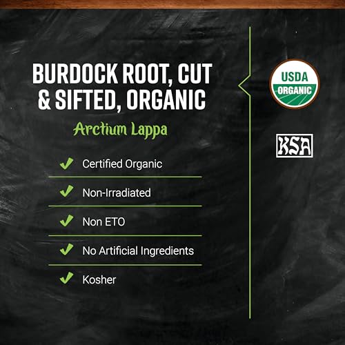 cultivo sostenible de raíz de bardana