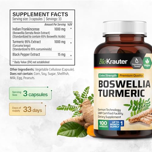 cúrcuma con boswellia para articulaciones