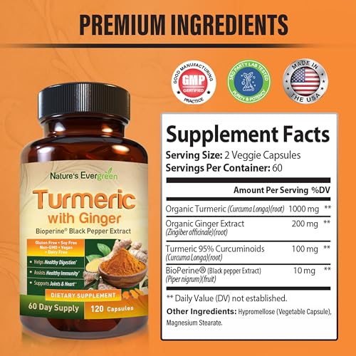 cúrcuma orgánica con jengibre natural