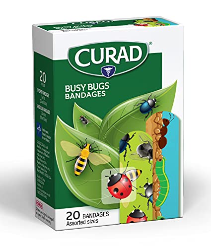 curitas adhesivas para niños insectos