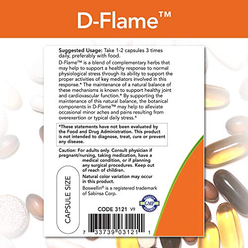 D-Flame Now Foods en cápsulas