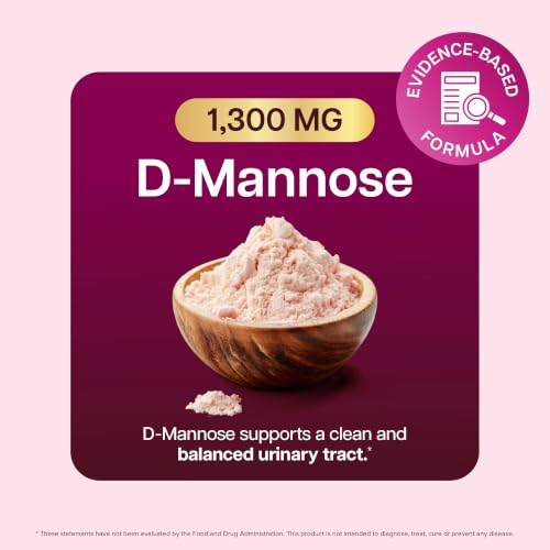 D-Mannosa 1300mg para hombres y mujeres