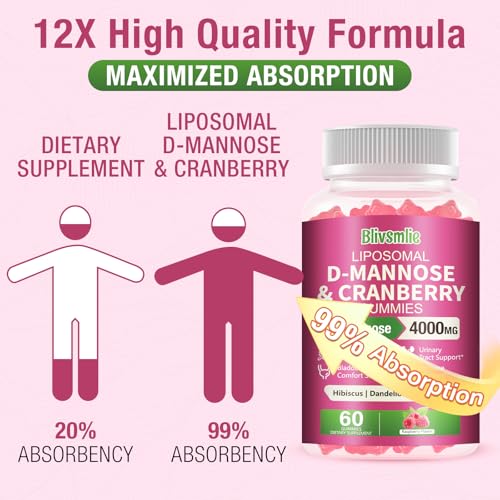 D-Mannose liposomal 60 gomitas