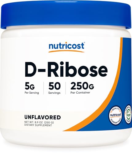 D-Ribosa Nutricost 250 gramos